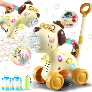 Automatic Bubble Machine for Toddlers: Portable Dog Bubble Maker Blower Toys for 3 4 5 6 Year Old Boy Girl Kids Outdoor Toys for Easter Party Birthday