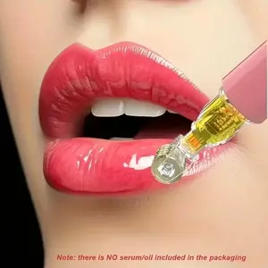 Lip Massage Tool Set, 0.25mm & 1mm Roller, Hydrating Leather Wheel, Lip Lift Kit, Home & Salon Use, Facial Scalp Care