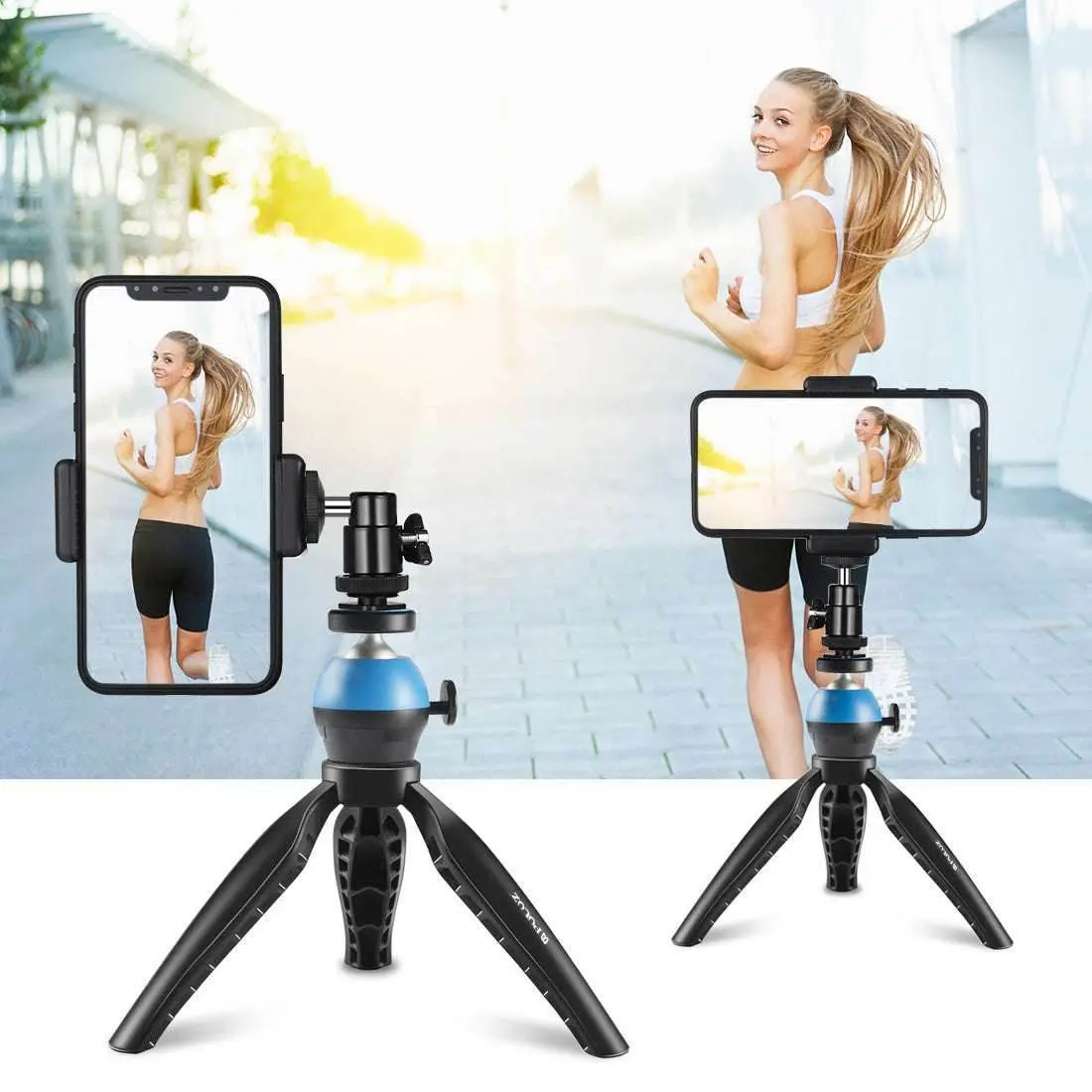 Simple Desktop Tripod Camera Bracket - Compact Design for Selfie and Cellphone Photography, Versatile for Various Uses