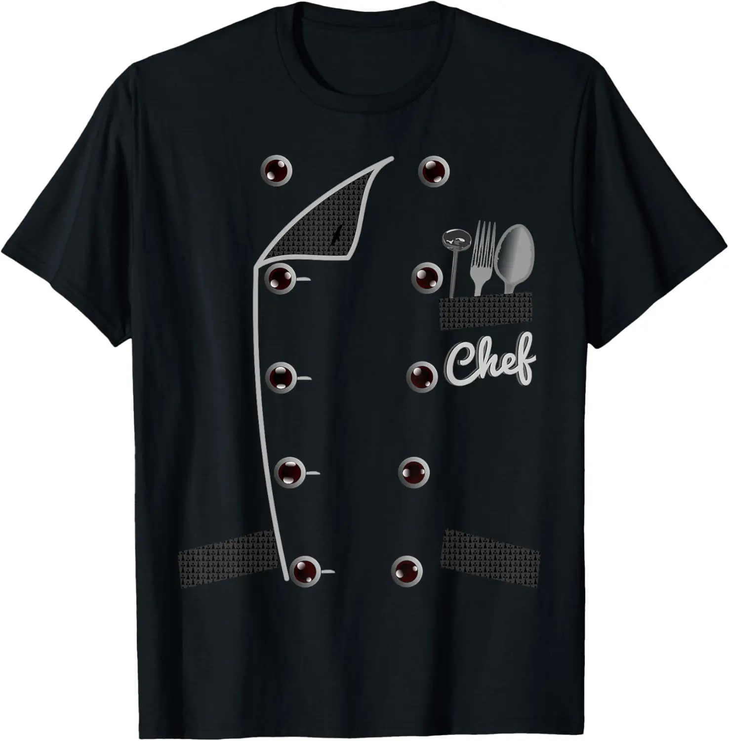 Women's 100% Cotton Short-Sleeve Graphic T-Shirt - Casual Round Neck Funny Chef Motif Vintage Streetwear Everyday Top