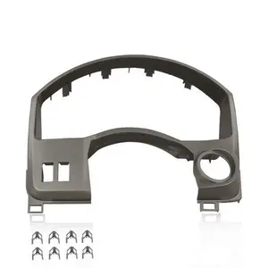 Fit For 04-06 Nissan Titan Armada Dash Panel Gauge Cover Bezel Trim Gray