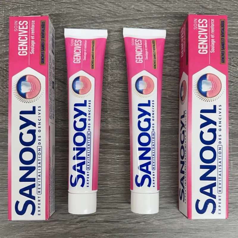 SANOGYL Soin Gencives Dental Care Toothpaste (Multi-Pack of 2), Oral Expert Daily Care for Gum Health with 70% More Effective Complex Action Formula, Dental Care Toothpastes