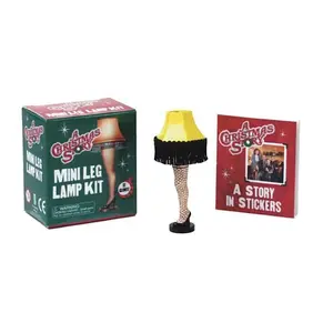 A Christmas Story Mini Leg Lamp Kit [With Replica of Leg Lamp and Sticker Book and Battery] -- Running Press - Other