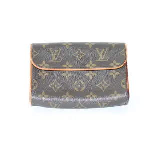 Pre-owned Louis Vuitton Leather belt bags Monogram Pochette Florentine Belt Bag