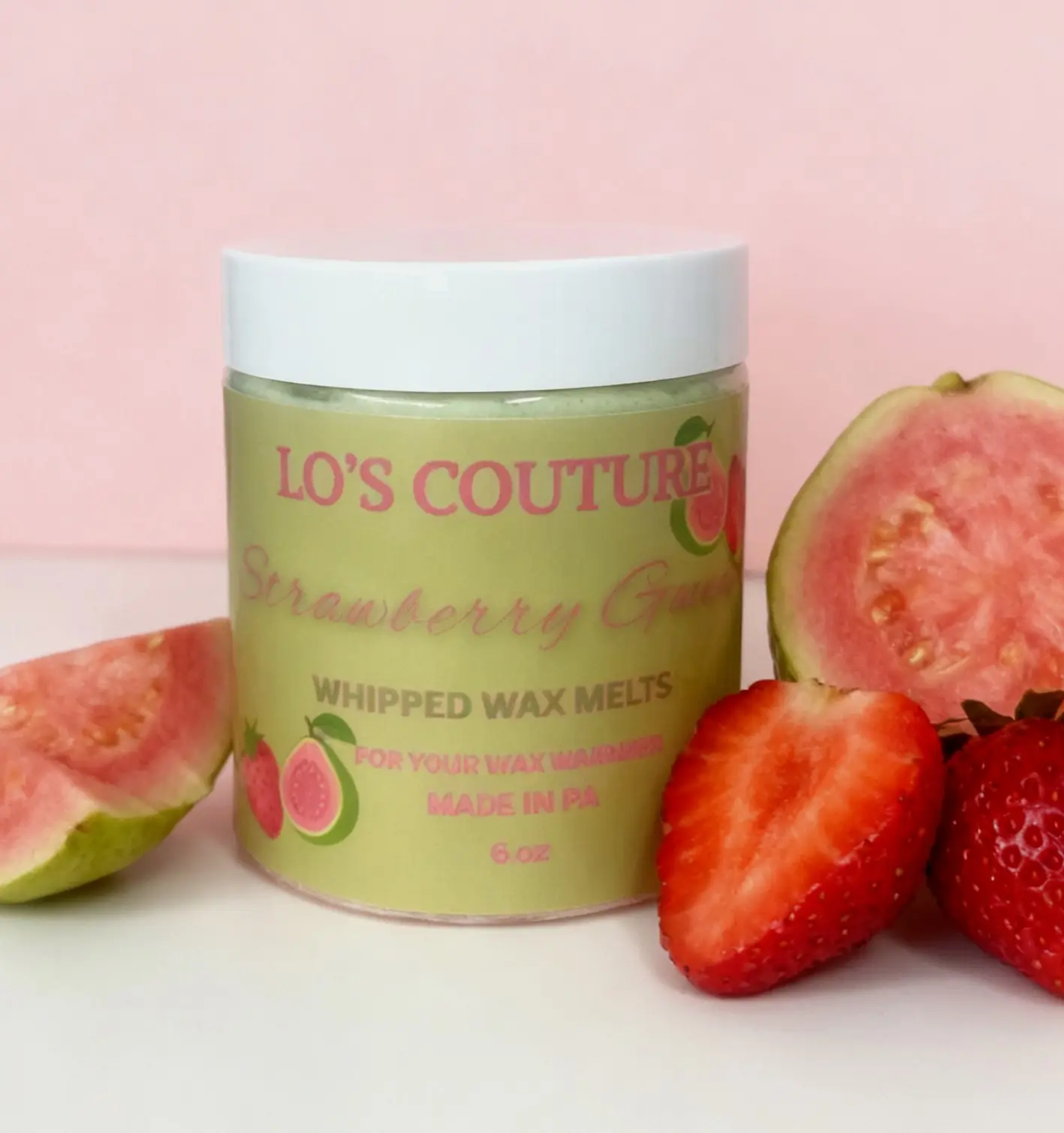 STRAWBERRY GUAVA WHIPPED WAX MELTS STRAWBERRY GUAVA WHIPPED WAX MELTS