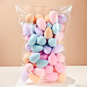 Mini Makeup Sponge 10/30/50/100 Pcs, Foundation Beauty Sponge, Blender Sponge, Flawless for Liquid, Cream, and Powder, Dry and Wet Dual-use Foundation Makeup Puff for All Skin Types, Multi-color, Beauty Products