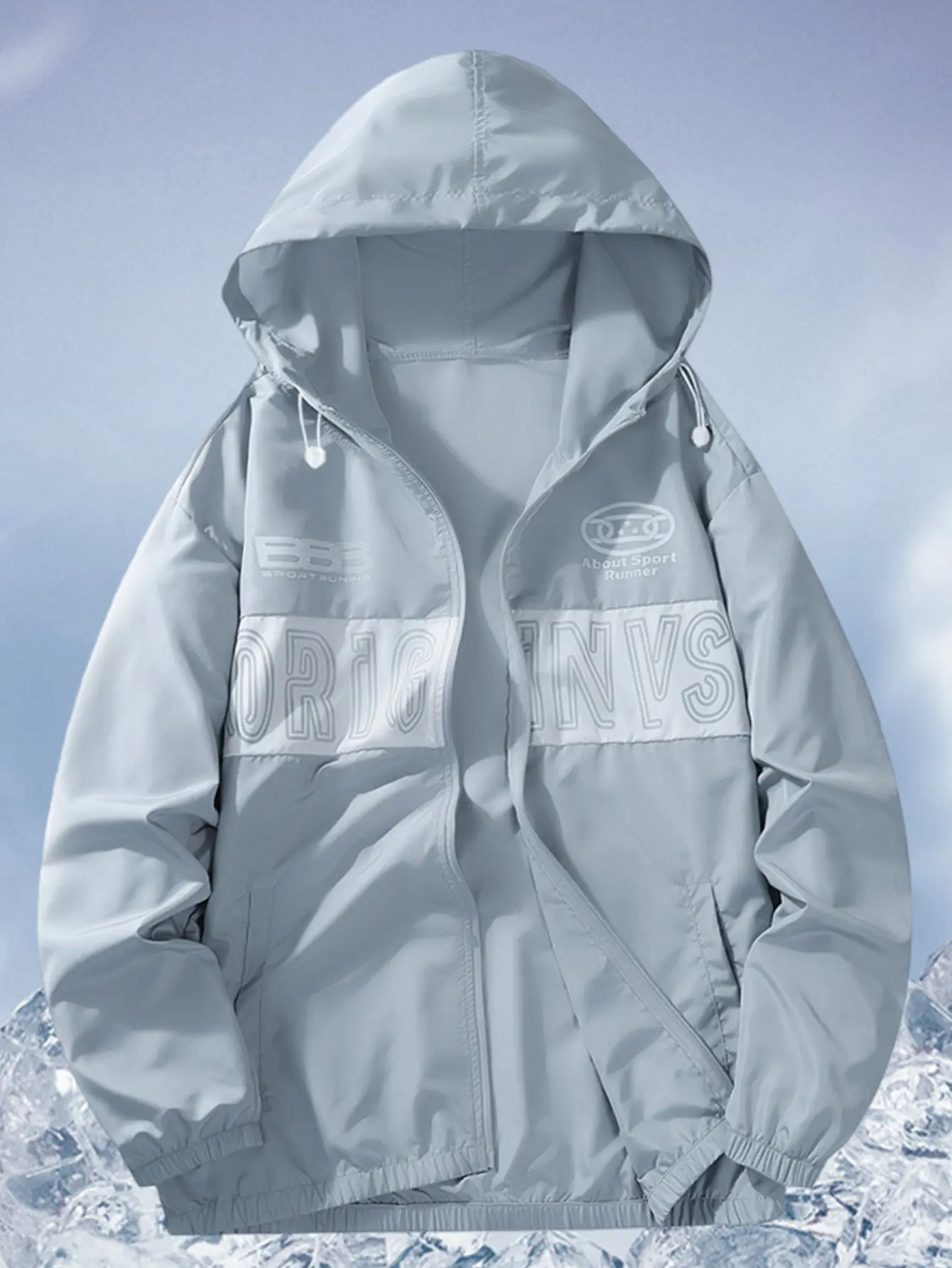 Men’s lightweight jacket for summer—ultra-thin outdoor fishing wear, ideal for vacations/travel and beach outings; couples’ sports jacket
