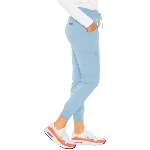 Jogger Yoga Scrubs Pants (Petite) by Med Couture(MC Touch)  XS-XL / Periwinkle