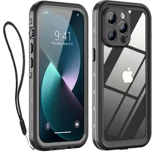 For iPhone 13 Pro Max / 13 Waterproof Case Cover Shockproof w/ Screen Protector