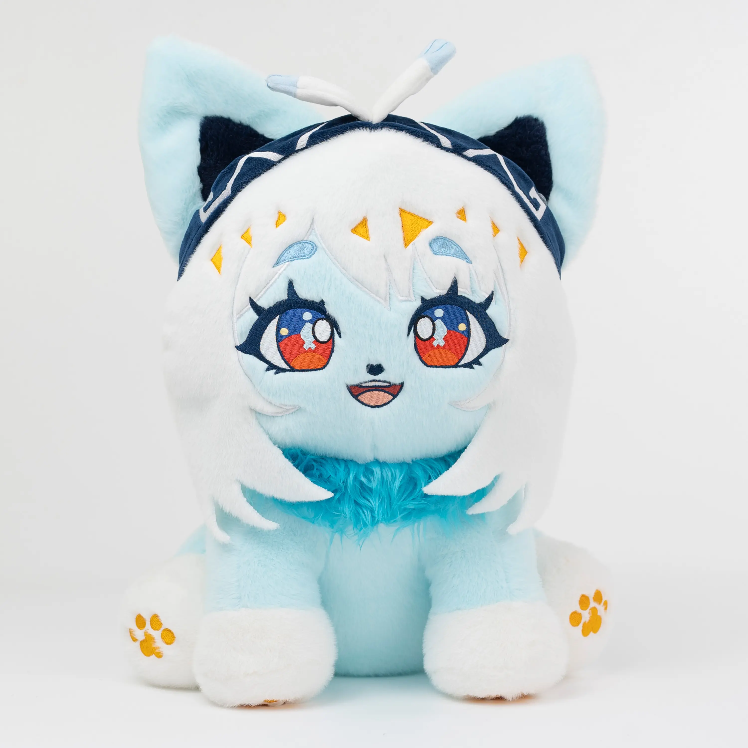 【CLEARANCE】PLUSHSHOP 17in Mulanmeow Cuddly Stuffed Animal - High-Quality Super Soft Companion, Unisex Aesthetic Room Plush for 3+ Years Collectors, Lovable Face Soft Stuffed Doll for House Decoration, Super Soft Fluffy