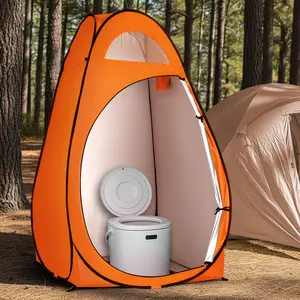 Outdoorfun【Pop-up】1-Person Privacy Shower Tent, 47x47x74 inches Portable Camping Tent Changing Room with Carry Bag