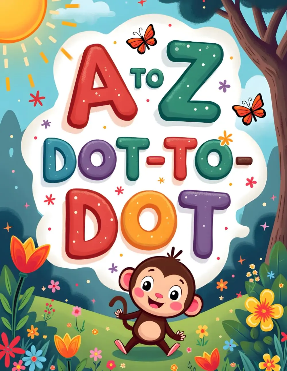 A to Z Dot-To-Dot: Alphabet Activity Book for Kids | Learn the Alphabet with Pictures and Words to Trace, Over 100 Pages of Educational Fun