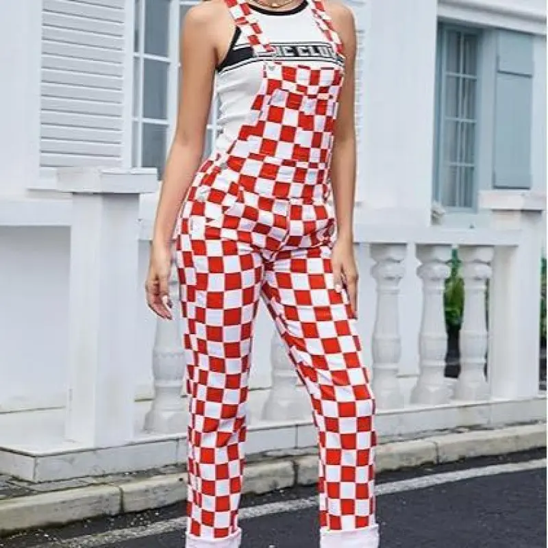 Red Checkered