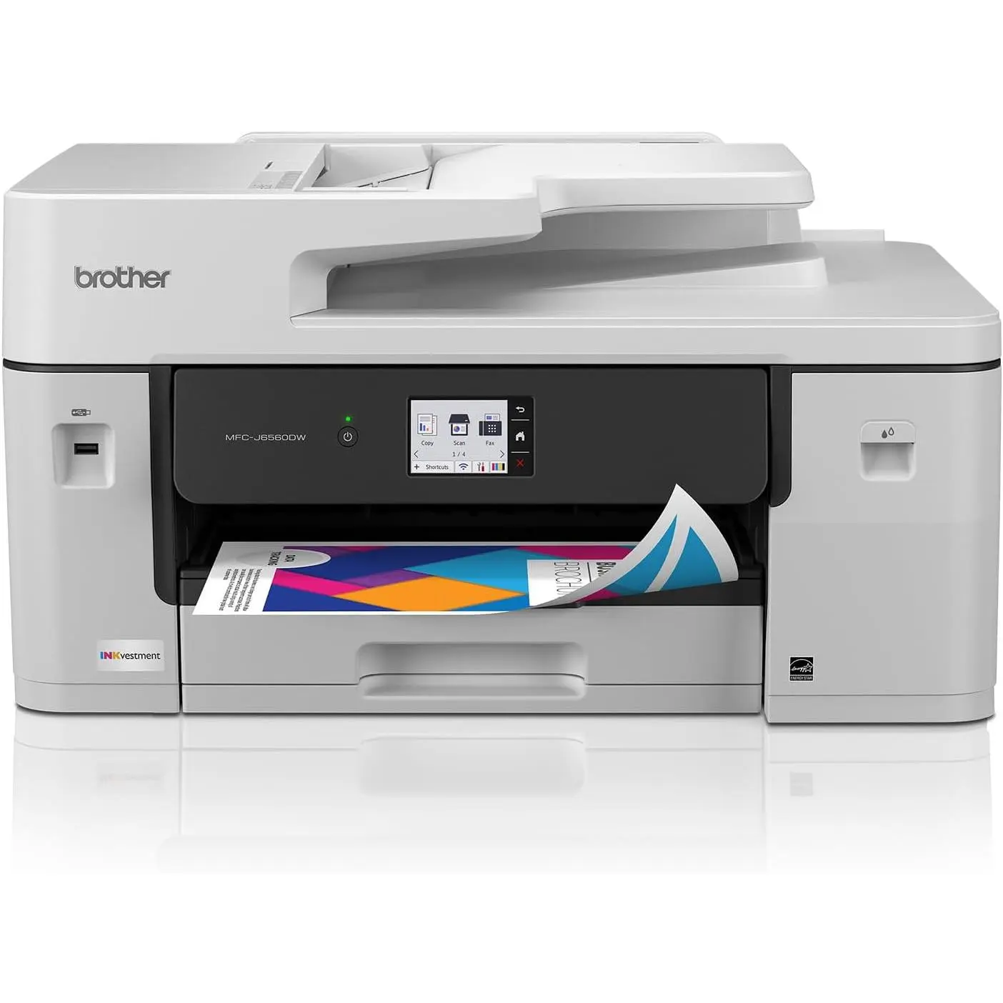 Brother MFC-J6560DW Wired & Wireless Inkjet Multifunction Printer Color