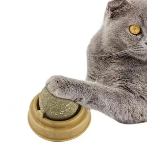 Rotatable Catnip Ball Toys for Cat Licking Snacks Healthy Nutrition Ball