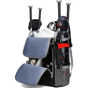 Baseball Softball Catchers Gear Bag for Helmet Chest Protector Leg Guards Cleats Large Baseball Softball Bat Backpack for Boys Girls Catchers Equipment Bag for Youth Adult