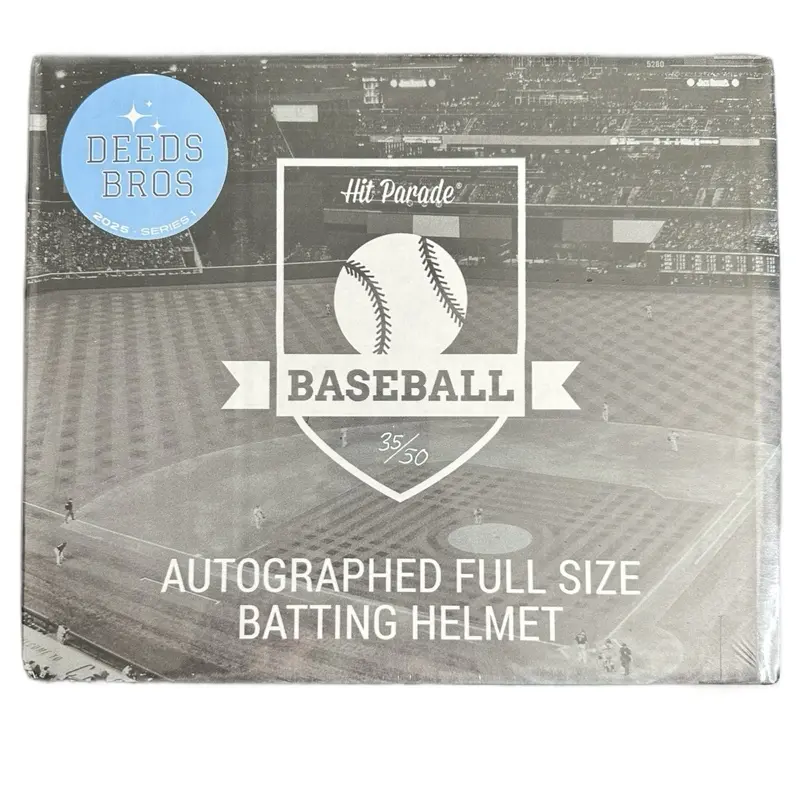 (Dome) Full Size Batting Helmet - 2026 Hit Parade DeedsBros Autographed Baseball Helmet. 1 Box per Break.