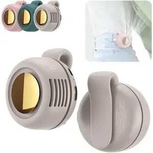 Portable Silent Mini Bladeless Electric Fan,Adjustable 3-speed Suspended Waist Fans,Phone Cooling Fan,Personal Fan,Rotating BodyFan Suitable for Outdoor Travel,Portable Camping Fan,fathersdaygift,rechargeable personal fan,handheld turbo fan,Perfect Gift