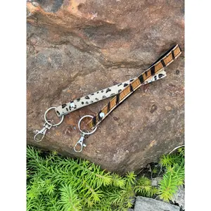 Leather Wristlet Keychain