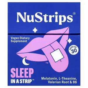 NuStrips Sleep In A Strip™, Dreamy Blueberry, 30 Strips
