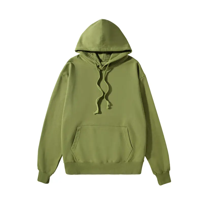 380g looped hood   olive green