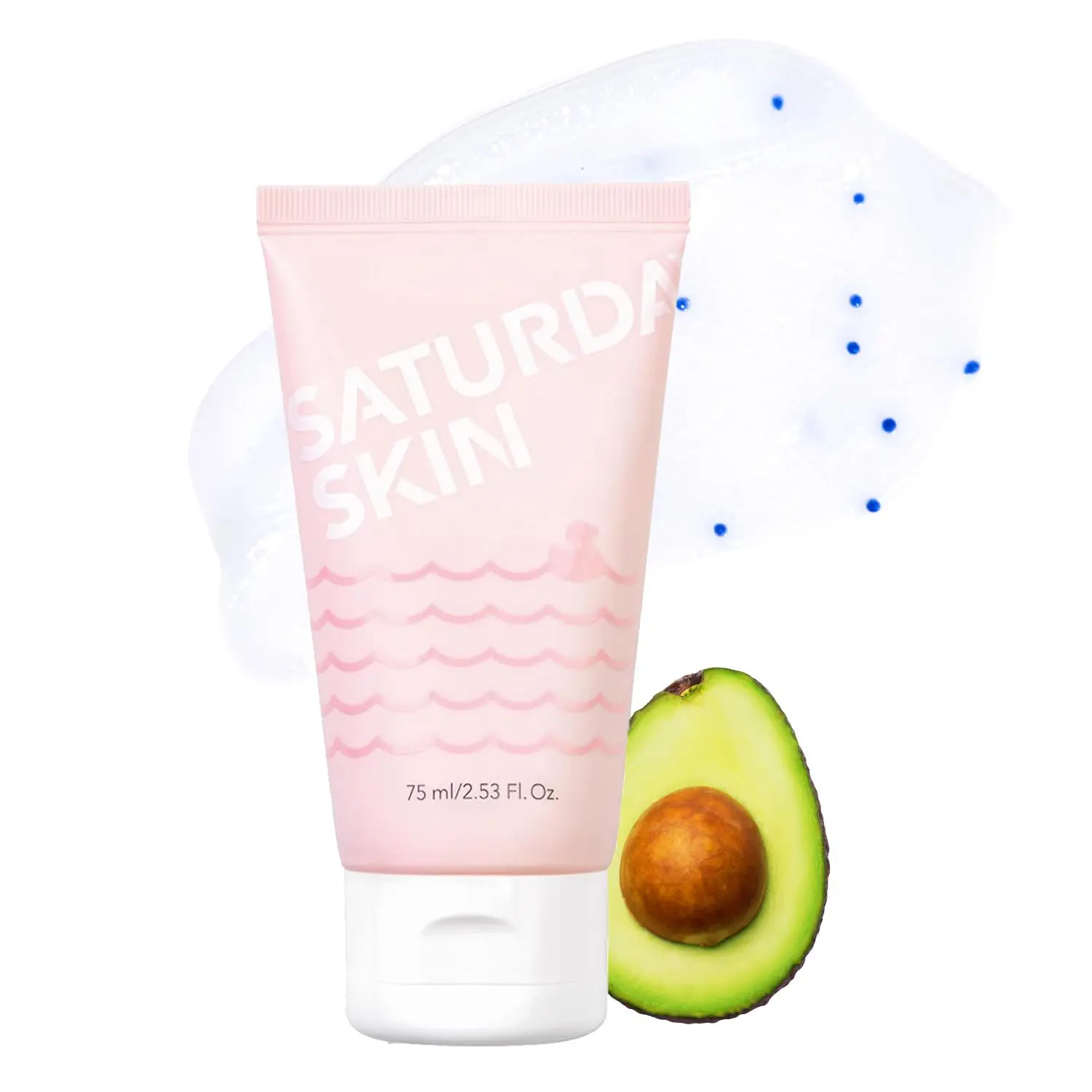 [Saturday Skin Official]Rub-A-Dub Refining Peel Gel, Fruit Enzyme Exfoliating Facial Cleanser, Mild Dead Skin Remover with Papain & Bromelain, Korean Enzyme Scrub for Blackheads, Clogged Pores & Dull Skin, For Sensitive Skin 2.53 Fl.Oz (75ml)