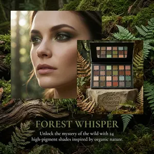 24 shades palette From soft glam for your 9-to-5 to full glam for the night out — this Warm Rose Brown palette does it all. Matte + shimmer, blendable, long-wearing!