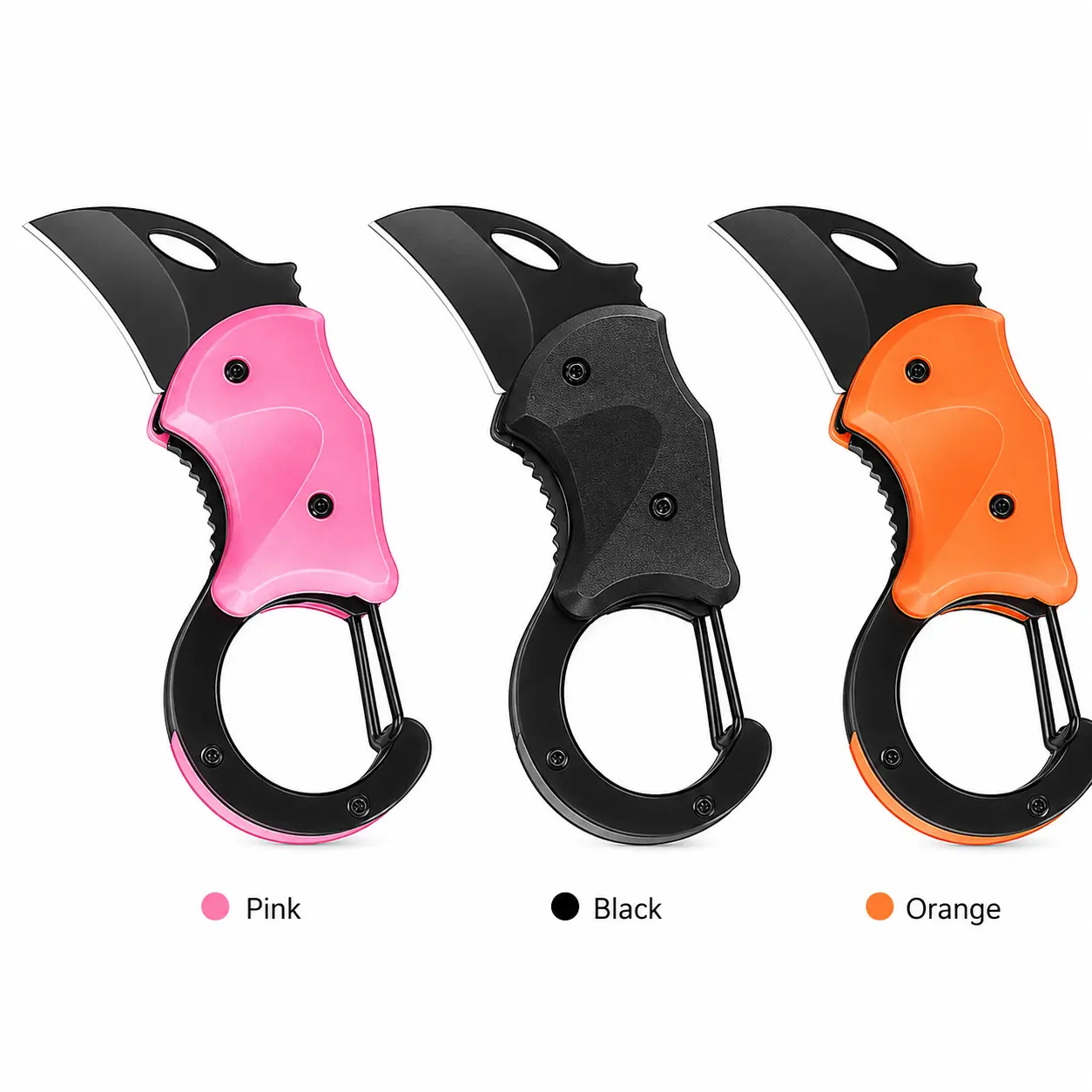 3pcs-Mini Folding Knife Keychain Pendant Gift Knife Portable High Hardness Multi-purpose Knife, Backpacking Camping, Holiday Gifts, Valentine's Day Gifts, Men's and Women's Gifts