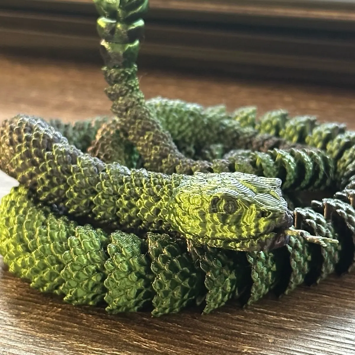 3D printed rattlesnake!