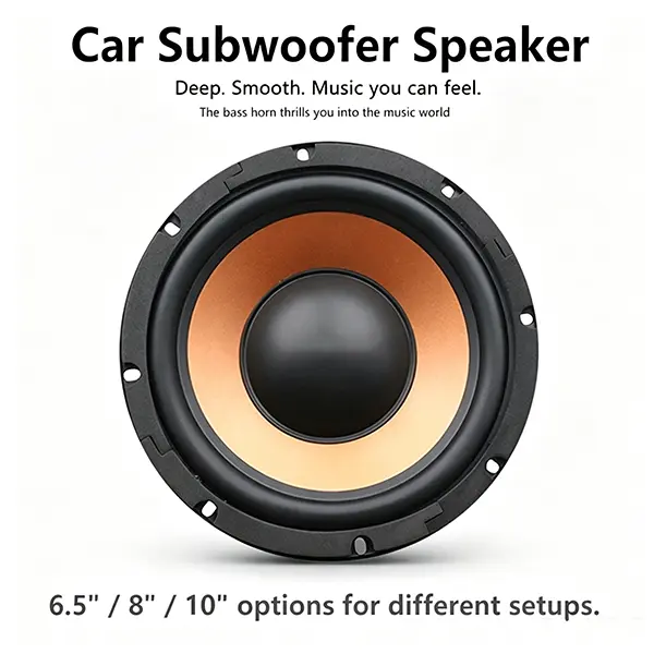 70W High Power Car Audio Subwoofer, Heavy Duty Deep Bass Speaker, 6.5"8" 10" Universal For All Vehicles