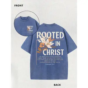 230g double-sided washable T-shirt, printed with a Christian motif, suitable for street, outdoor, adventure, and travel. It's the perfect gift choice for family, friends, and colleagues!
