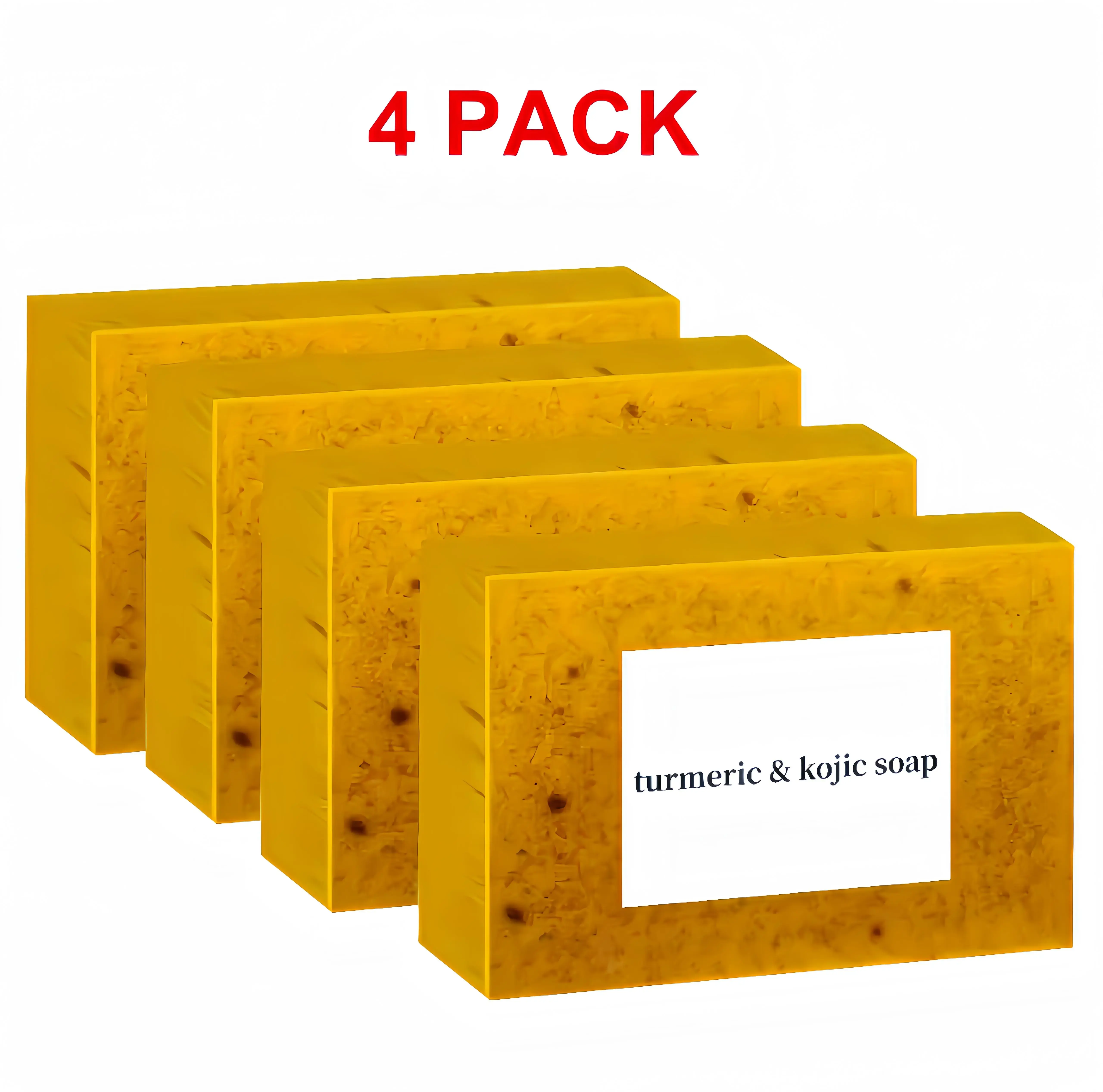 4PCS Refreshing Hydrating Soap for for Soothing Skin, 4pcs/set Handmade Ginger Skin Care Cleansing Soap,Moisturizing Soap for Body Wash & Face Wash, BodyCare Product for Women & Men Moisturize Moisture