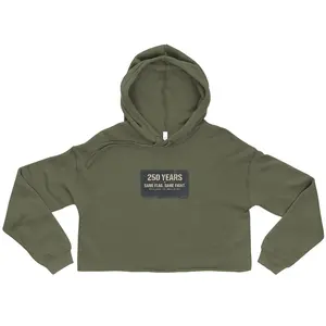 250 Years Crop Hoodie | Same Flag. Same Fight.