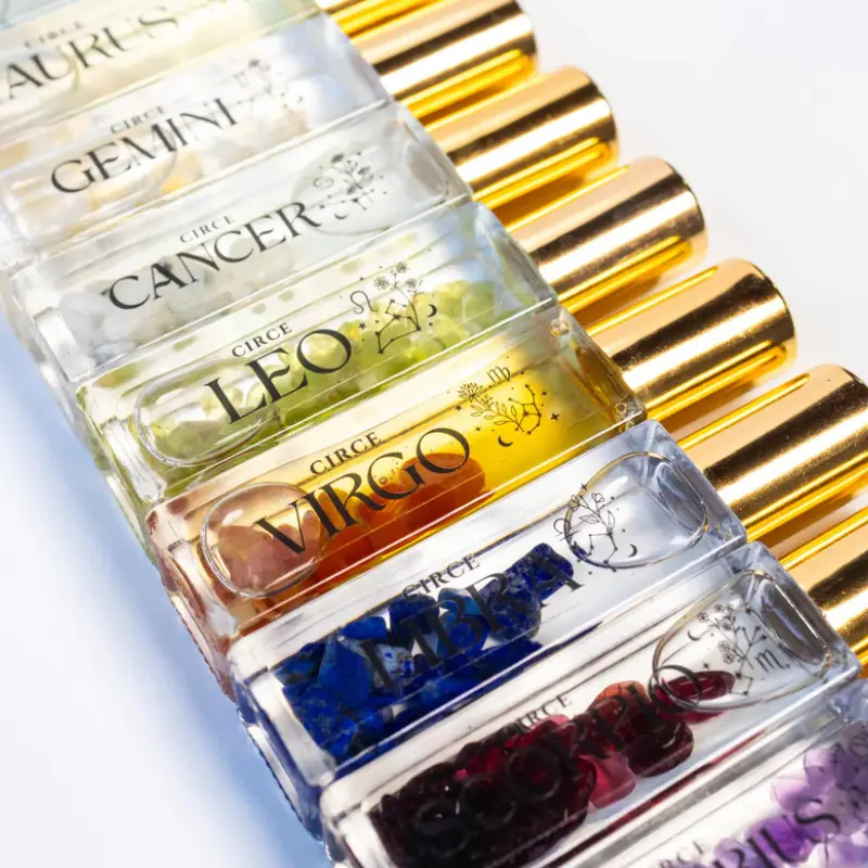 Circe Boutique Zodiac Roll on Oils - 12 signs perfume 10ml, birthday gift