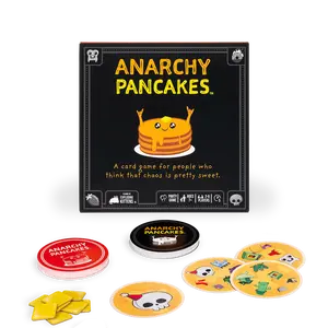 Anarchy Pancakes Fast-Paced Matching Card Game by Exploding Kittens - Family-Friendly Party Game for Kids & Families - Ages 7+