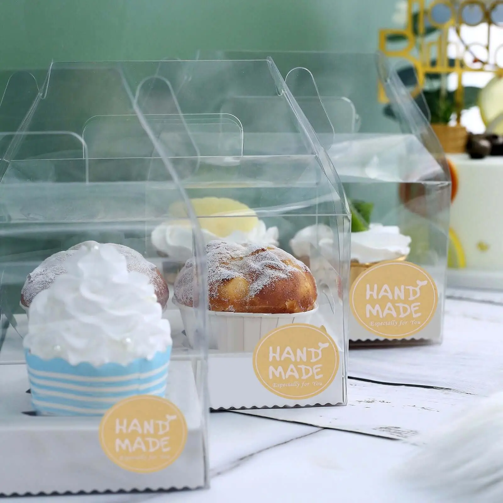 500pcs Handmade Especially For You Stickers Roll, Cookie and Bakery Box Labels - Round 1.5", Decorative Labels, Gift Labels