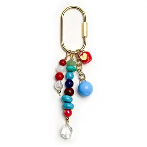 Niche Design Conch Pendant Beaded Bag Charm Large Size Spring Summer Fashion Bag Ornament Bag Decoration Bag Accessories