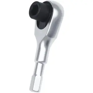 Hex Mini Ratchet Wrench - 1/4" Hex Bits, 72-Tooth Bit Driver Compatible with 1/4 Inch Extensions Accessories Tool for Tight Spaces