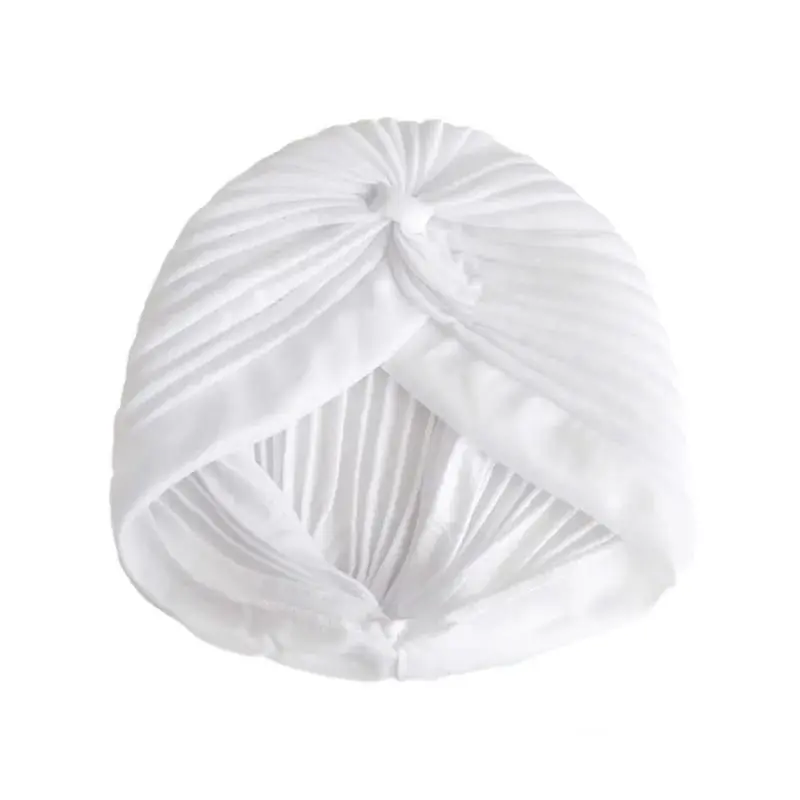 Unisex Cotton Traditional Headwear, Santería Turbante for Iyawos - Spiritual Initiation and Protection, White Hair Accessory