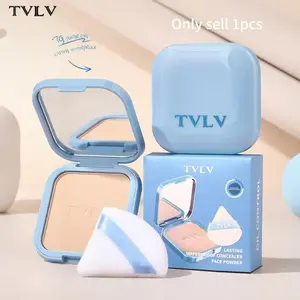 Long-Lasting Waterproof Compact Powder, Face Pressed Powder, Natural Makeup, Oil Control, Portable, Suitable for Basic Use, Perfect Gift Choice, Waterproof Finishing Powder