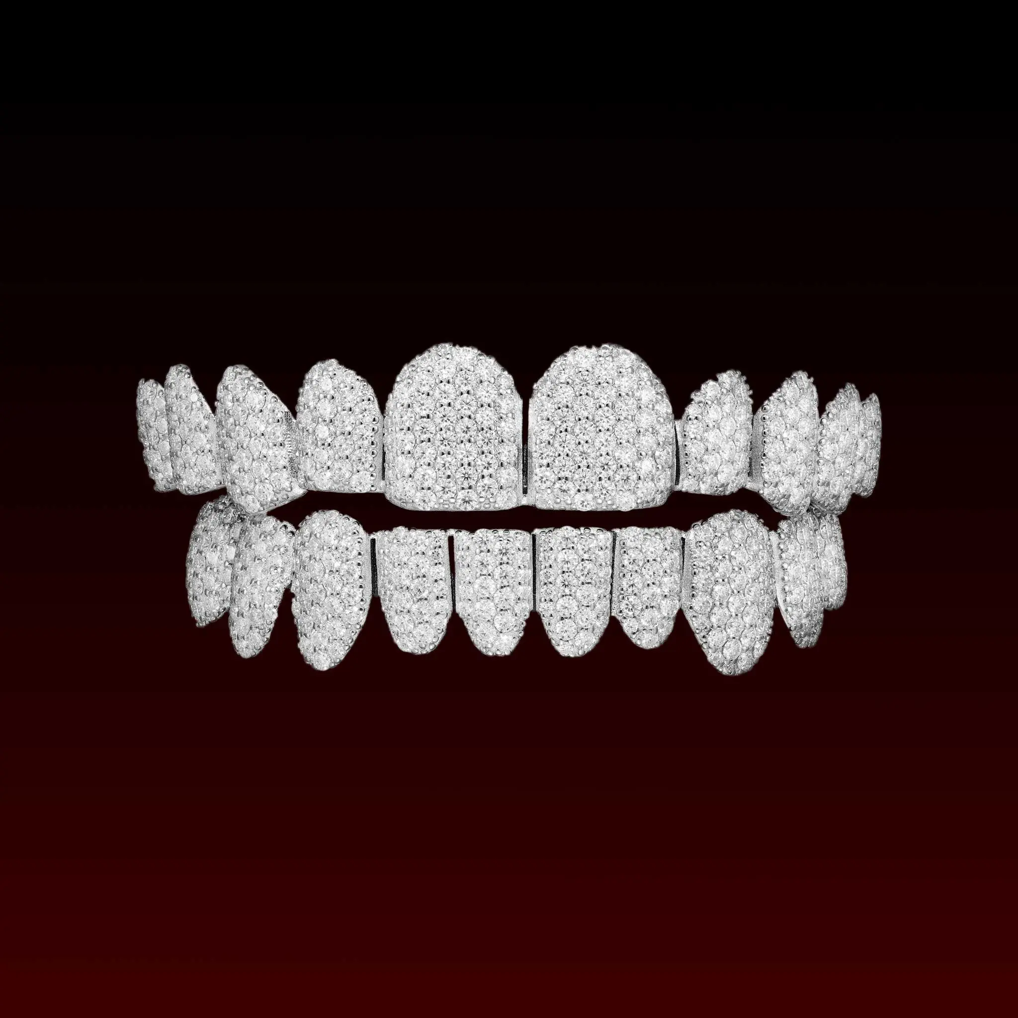 #GBT Honeycomb 1.5mm Diamond Moissanite Custom Grillz