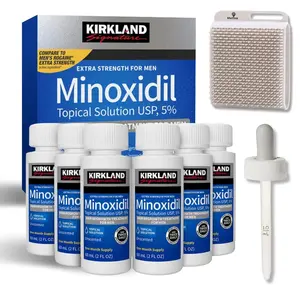 Kirkland Signature Minoxidil 5% Hair Regrowth Treatment for Men, 6-Month Supply Set