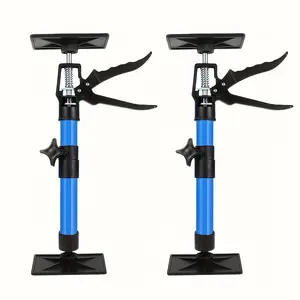 2 PCS Telescopic Cabinet Support Poles, 3rd Hand Auxiliary Support Tool, Max Load 88 Lbs, Adjustable Cabinet Jack for Installation, No Drilling No Power Needed, Multipurpose for Cabinet Support, Cargo Bars & Drywall Construction