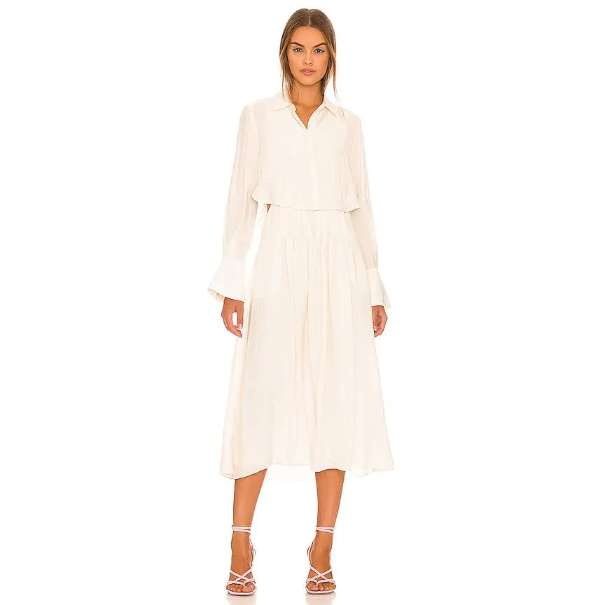SIMKHAI Jarvis Cut Out Dress in White