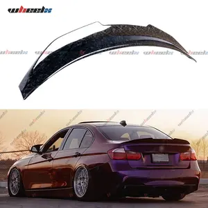 2012-2018 BMW F30 3 Series & F80 M3 – PSM Style Forged Carbon Fiber Duck Tail Trunk Spoiler | Highkick Lip Wing | 320i/325i/328i/330i/335i/340i & M3 Fit fathersdaygift