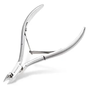 Makartt Cuticle Nipper, Full Jaw Nail Cuticle Trimmer Extremely Sharp Cuticle Cutter Nail Care Cuticle Kit for Manicure Home Salon Use (Silver, Pack of 1) Nail Art