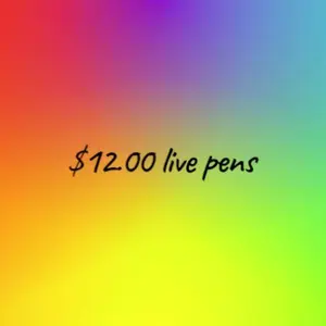$12.00 pens on live show!