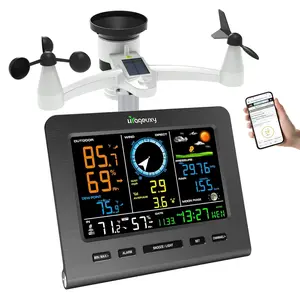 SmartWeather Pro™ – WiFi Wireless Indoor & Outdoor Weather Station with Rain, Wind & Temp Monitoring