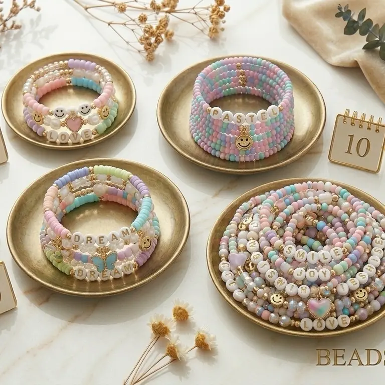 Curated Office Stationery Scoops (5 Pcs) with 15 Bracelet Bags, Golden-Tone Boho-Elegant Eternal Heart Bracelet, Cute Kuromi Aesthetic Bookshelf Book Holder, Scoop