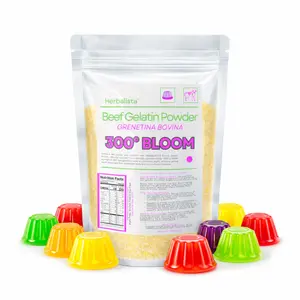 Herbalista Beef Gelatin (Grenetina) Powder 300 Bloom 4 oz (114g) – High Strength Unflavored Gelatin for Firm Gels, Gummies, Desserts & Culinary Use